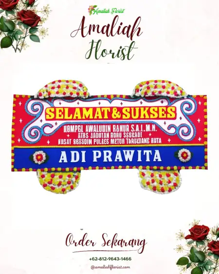 Papan Bunga Ucapan Selamat Sariwani