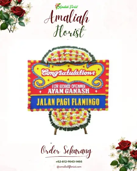 Sewa Papan Bunga Sariwani